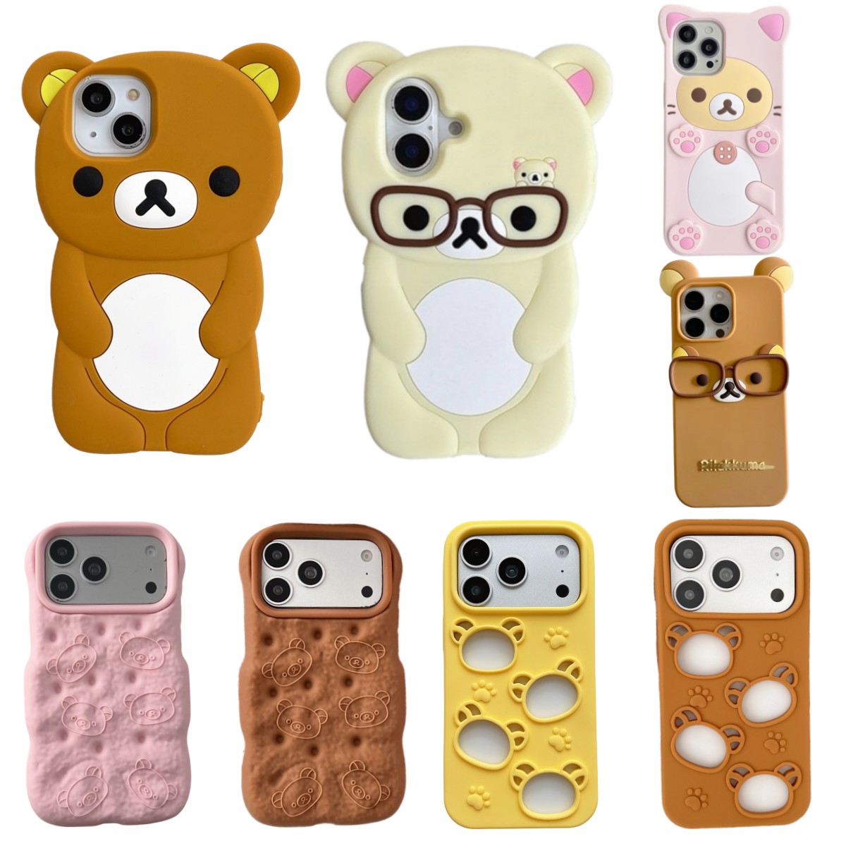 Phone Cases Cute Iphone 14 - So süße 3D-Cartoon-Teddybär-Handyhülle für iPhone 17