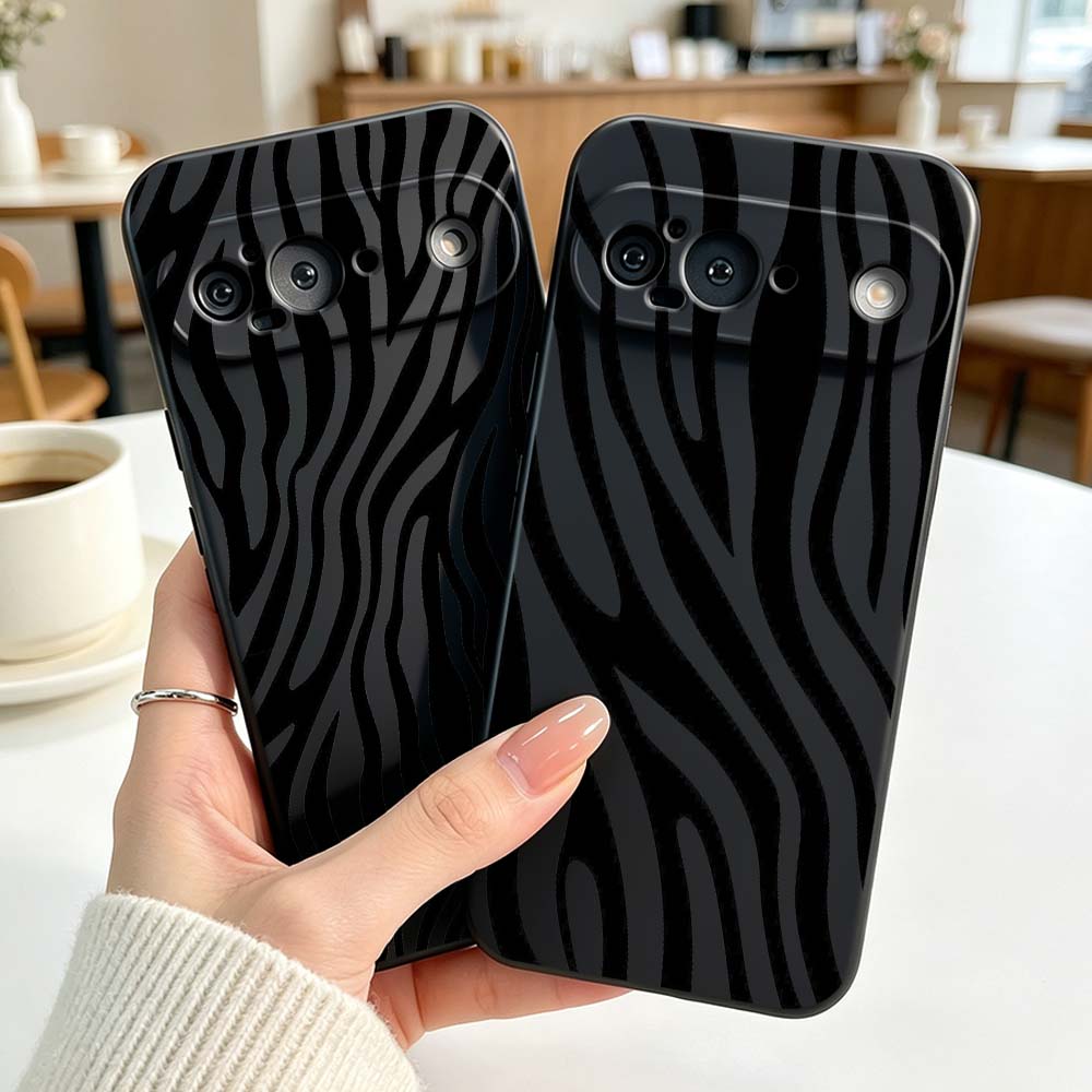 Phone Cases Zebra - Luxuriöse Silikonhülle mit Zebramuster für Google