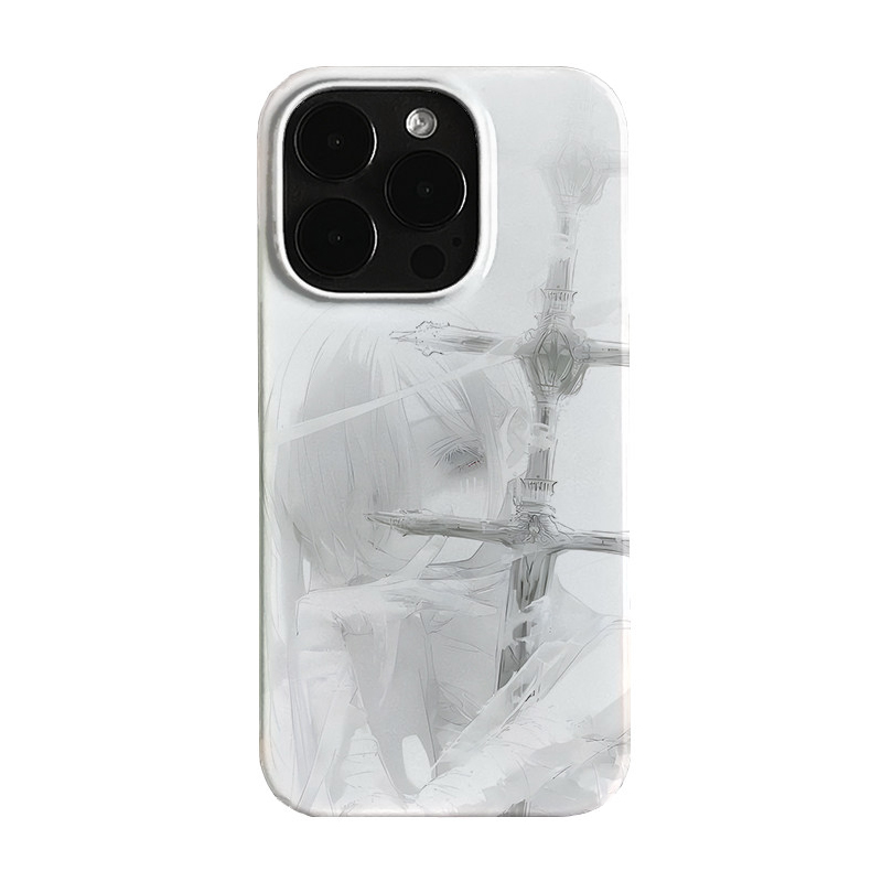 Phone Cases Girly - Schöne Anime-Mädchen-Schwert-Design Handyhülle für iPhone 17