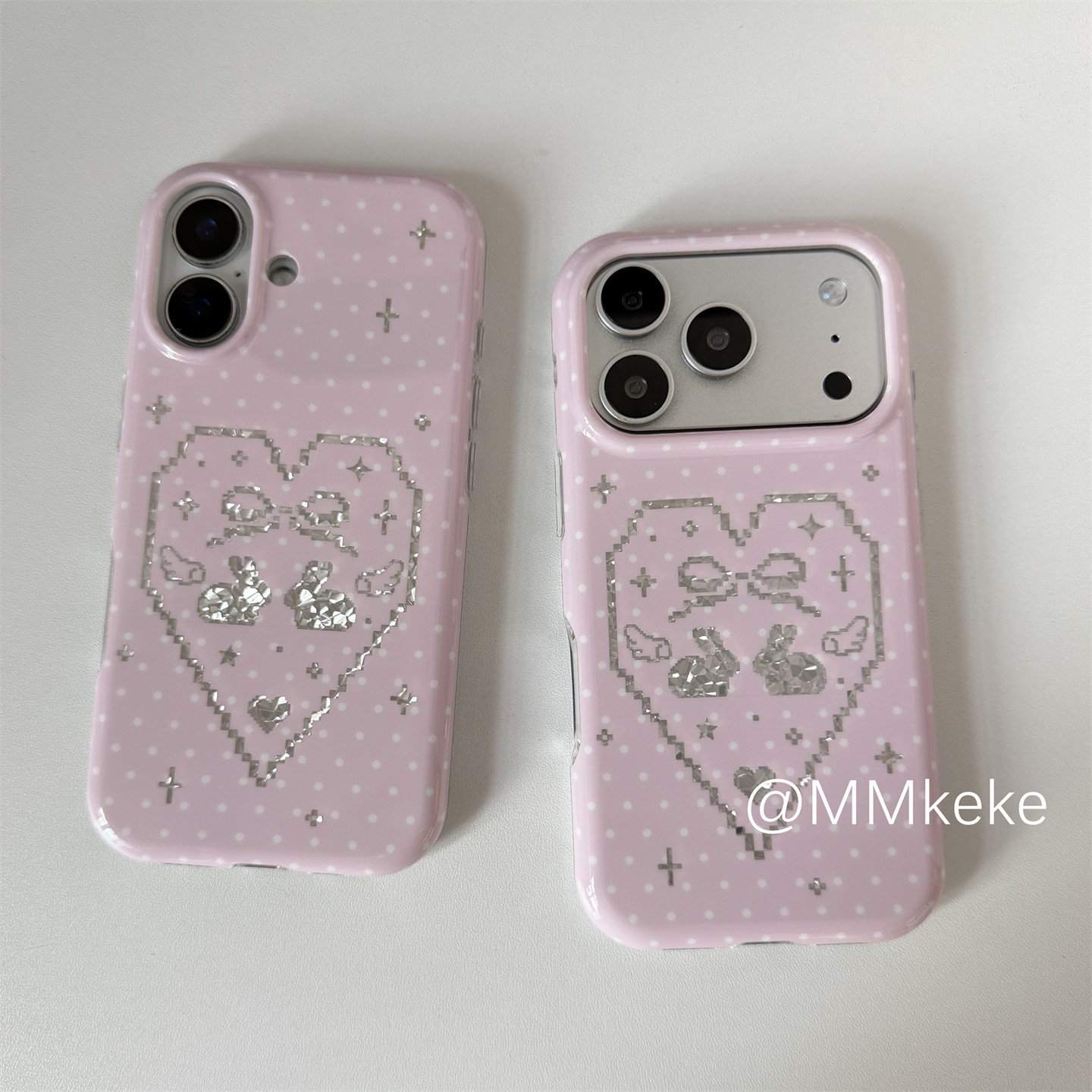 Phone Cases Girly - Koreanische Ins Pink Sweet Girl Rabbit