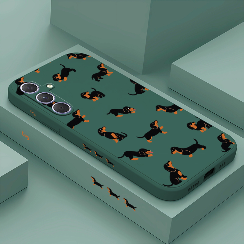Phone Cases A14 Samsung - Cartoon-Dackel-Handyhülle für Samsung Galaxy A27 A26