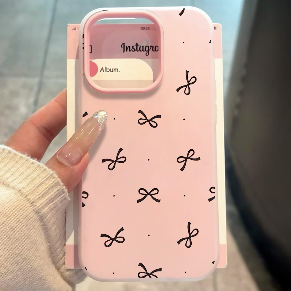 Phone Cases Cute Iphone 14 - Niedliche Schleife Polka Dot INS Handyhülle