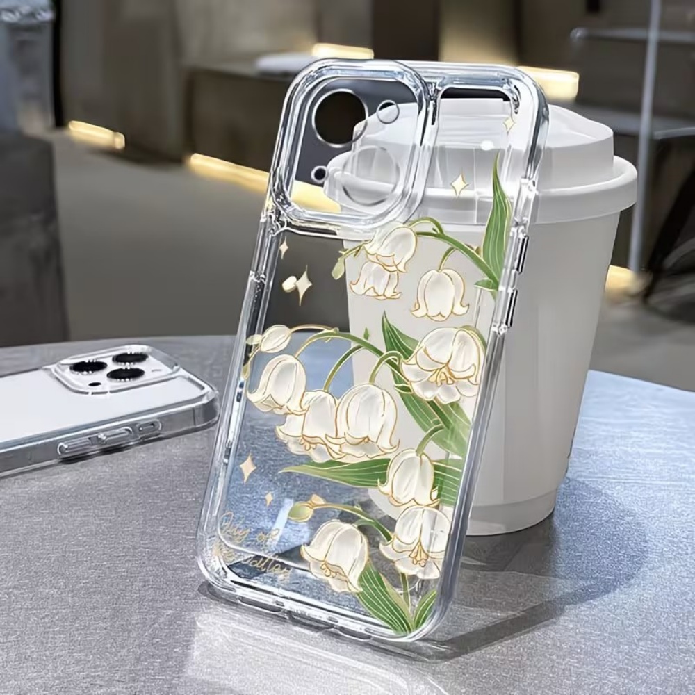 Phone Cases With Camera Cover - Vintage Maiglöckchen Handyhülle für iPhone 18