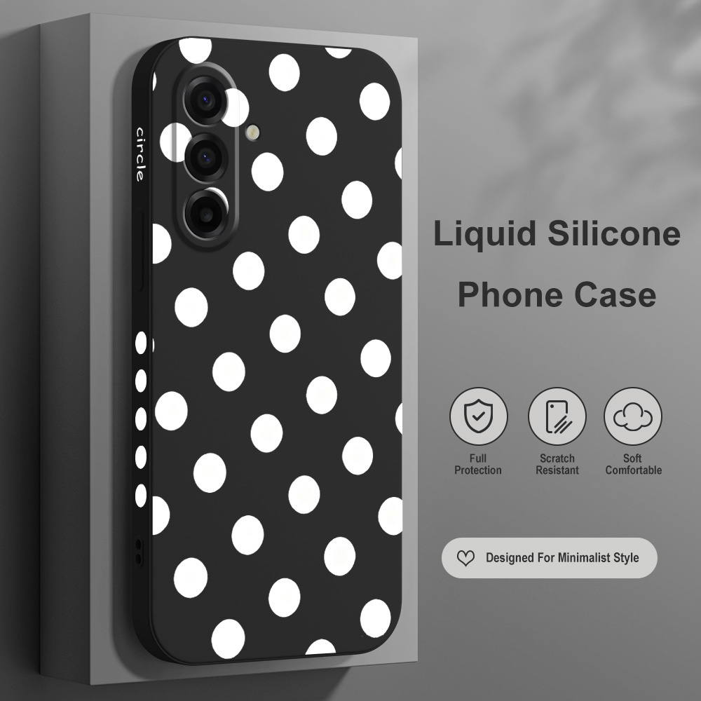 Phone Cases A14 Samsung - Runde Punkte Handyhülle für Samsung Galaxy