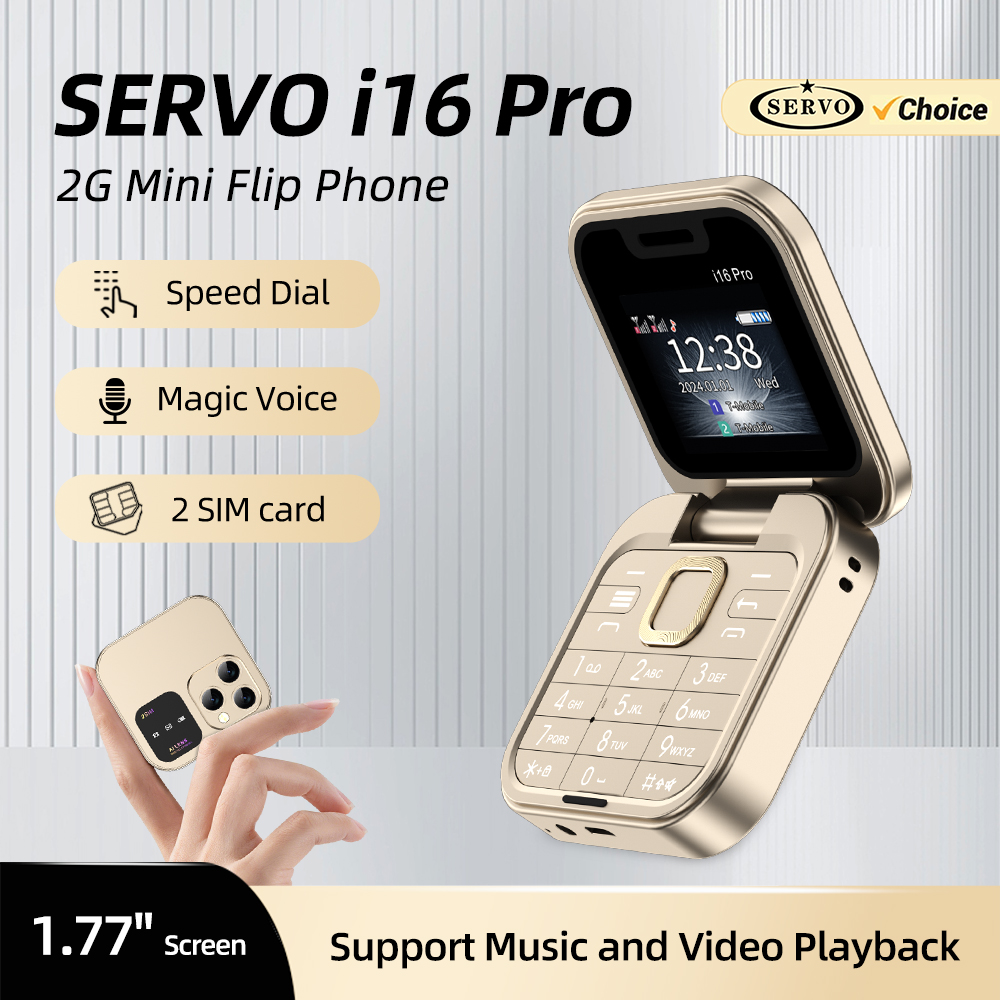 Phone Cases Verizon - SERVO I16 PRO Faltbares Klapp-Handy 1,77''
