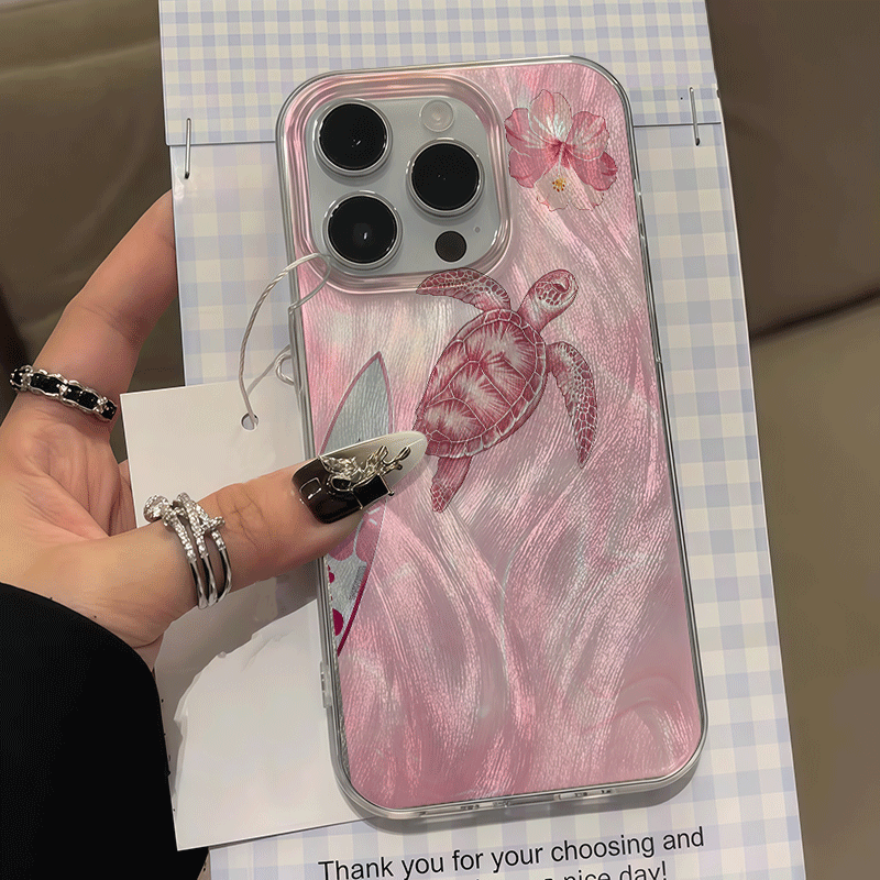 Phone Cases With Camera Cover - Wellenmuster Sommer Meer Handyhülle für Xiaomi