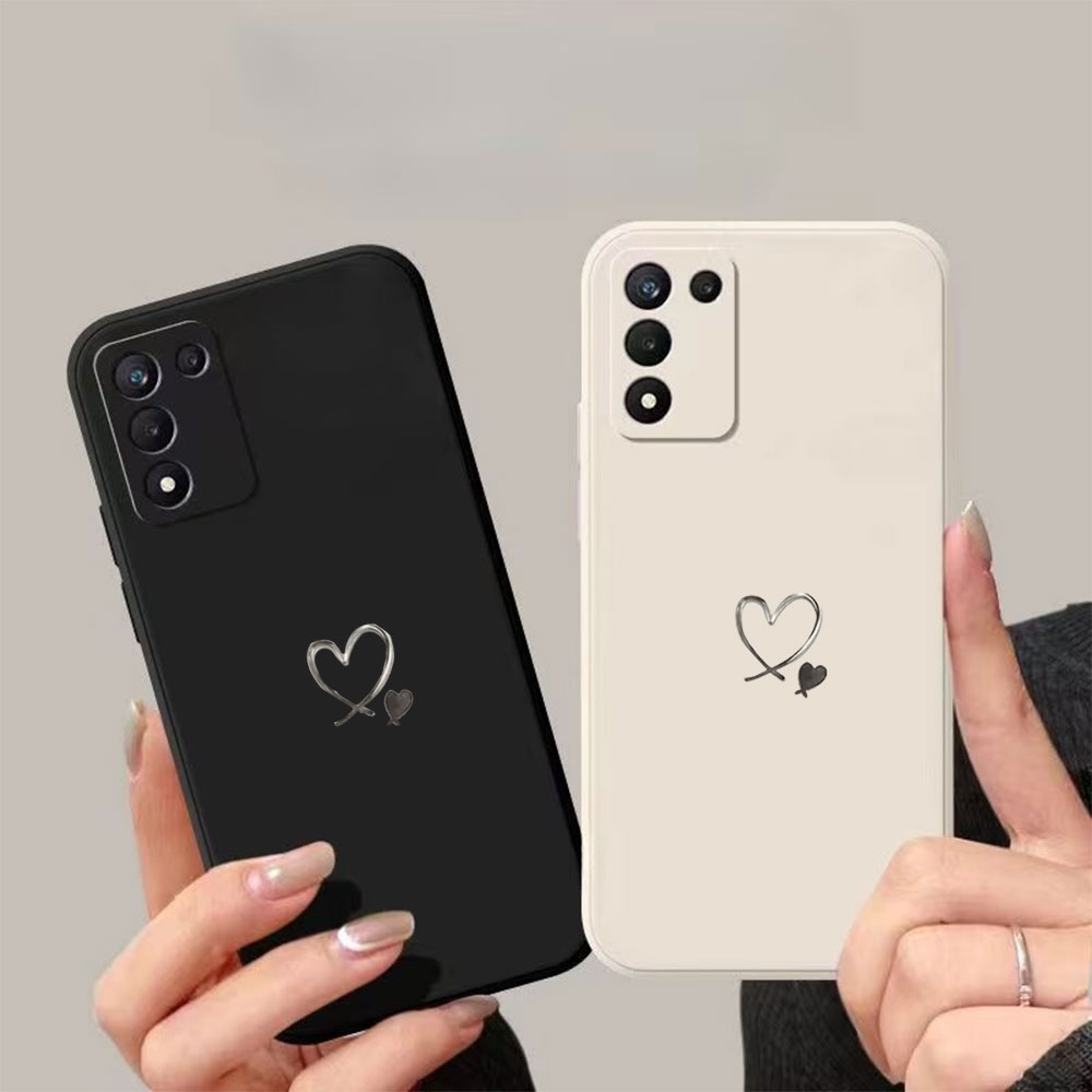 Phone Cases Samsung S23 - Herz-Print Anti-Sturz Handyhülle für Samsung Galaxy
