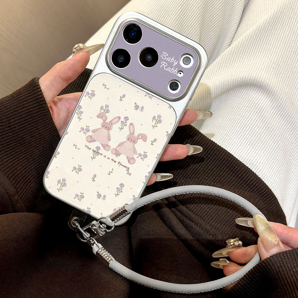 Niedliche Rubbit PU-Leder-Hand – Phone Cases Cute Iphone 14 Bewertung und Preis
