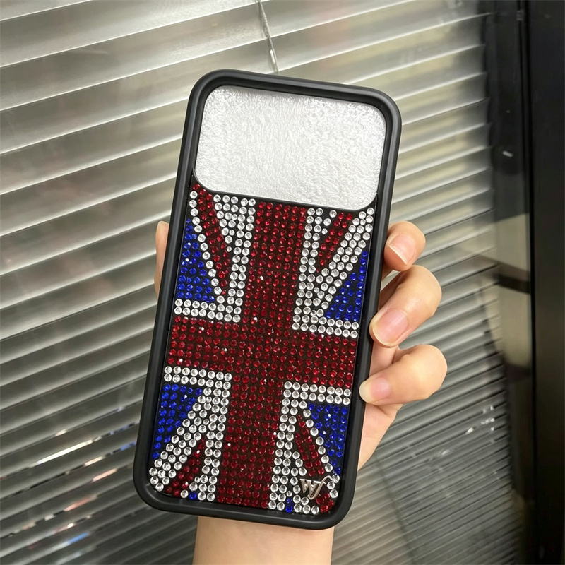 Funkelnde Strass-Union-Jack-Bl – Phone Cases Uk Bewertung und Preis