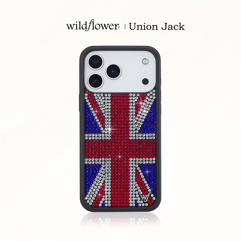 Funkelnde Strass-Union-Jack-Bl – Phone Cases Uk Bewertung und Preis