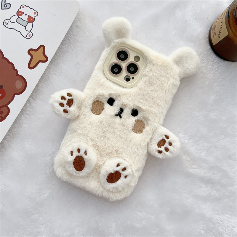 Koreanische 3D Cartoon Bär Fla – Phone Cases For Iphone 12 Pro Max Bewertung und Preis