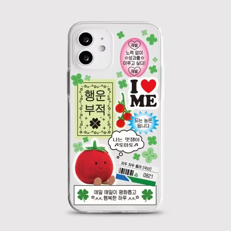 Koreanische Ins-Stil Süße Vier – Phone Cases Cute Iphone 14 Bewertung und Preis