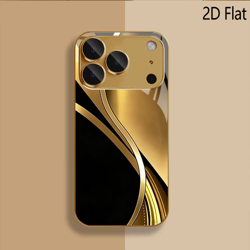 Schwarzgold-Druck, gemustertes – Phone Cases With Camera Cover Bewertung und Preis