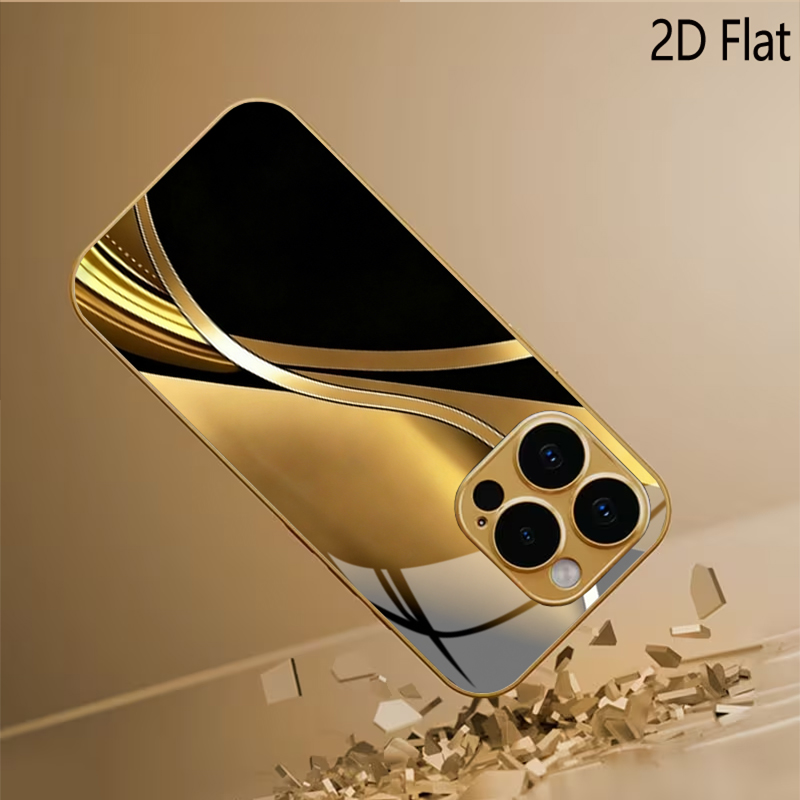 Schwarzgold-Druck, gemustertes – Phone Cases With Camera Cover Bewertung und Preis