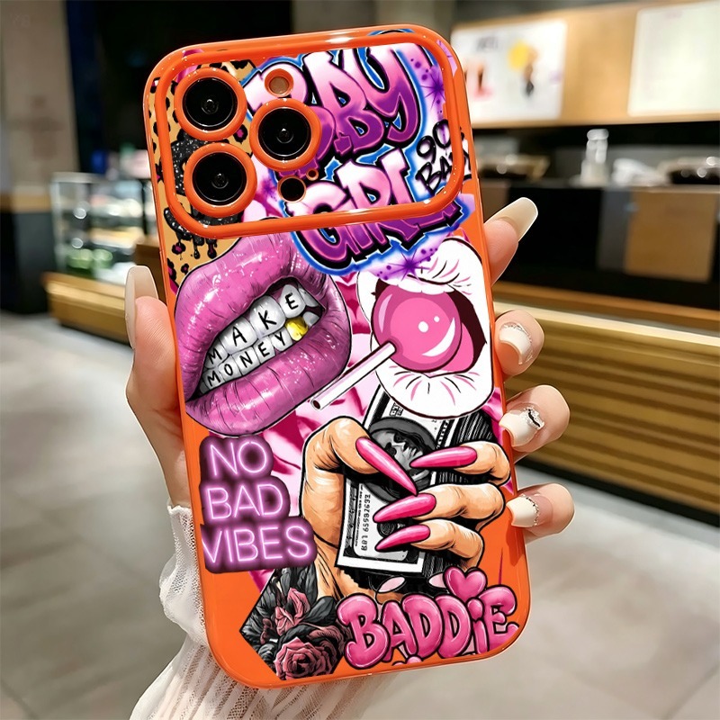 Hip-Hop Rosa Lippen Baby Girl  – Phone Cases For Iphone 12 Pro Max Bewertung und Preis