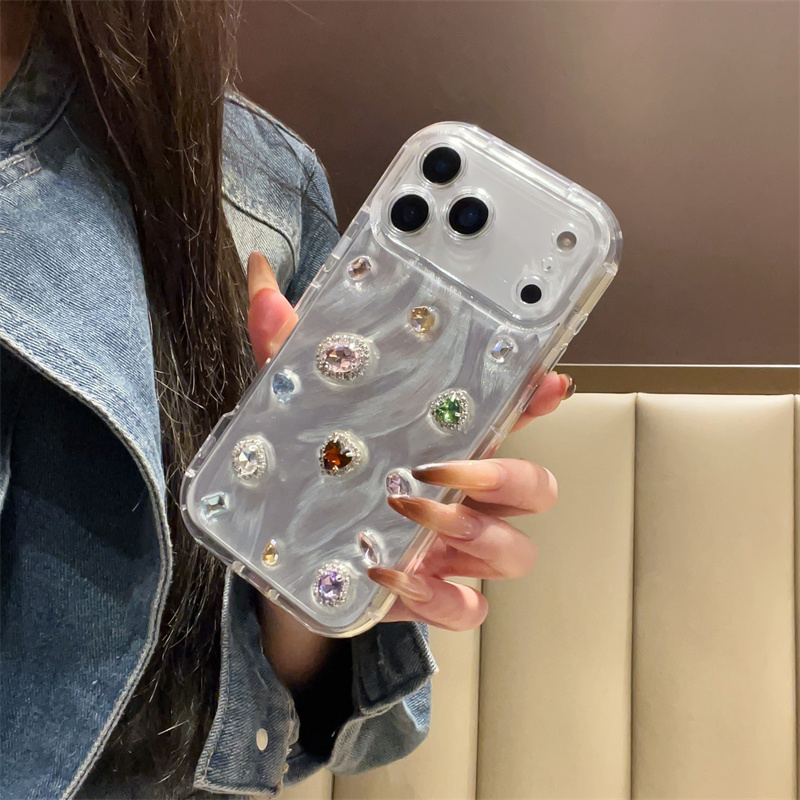 Koreanische Farbe Edelsteine H – Phone Cases Cute Iphone 14 Bewertung und Preis