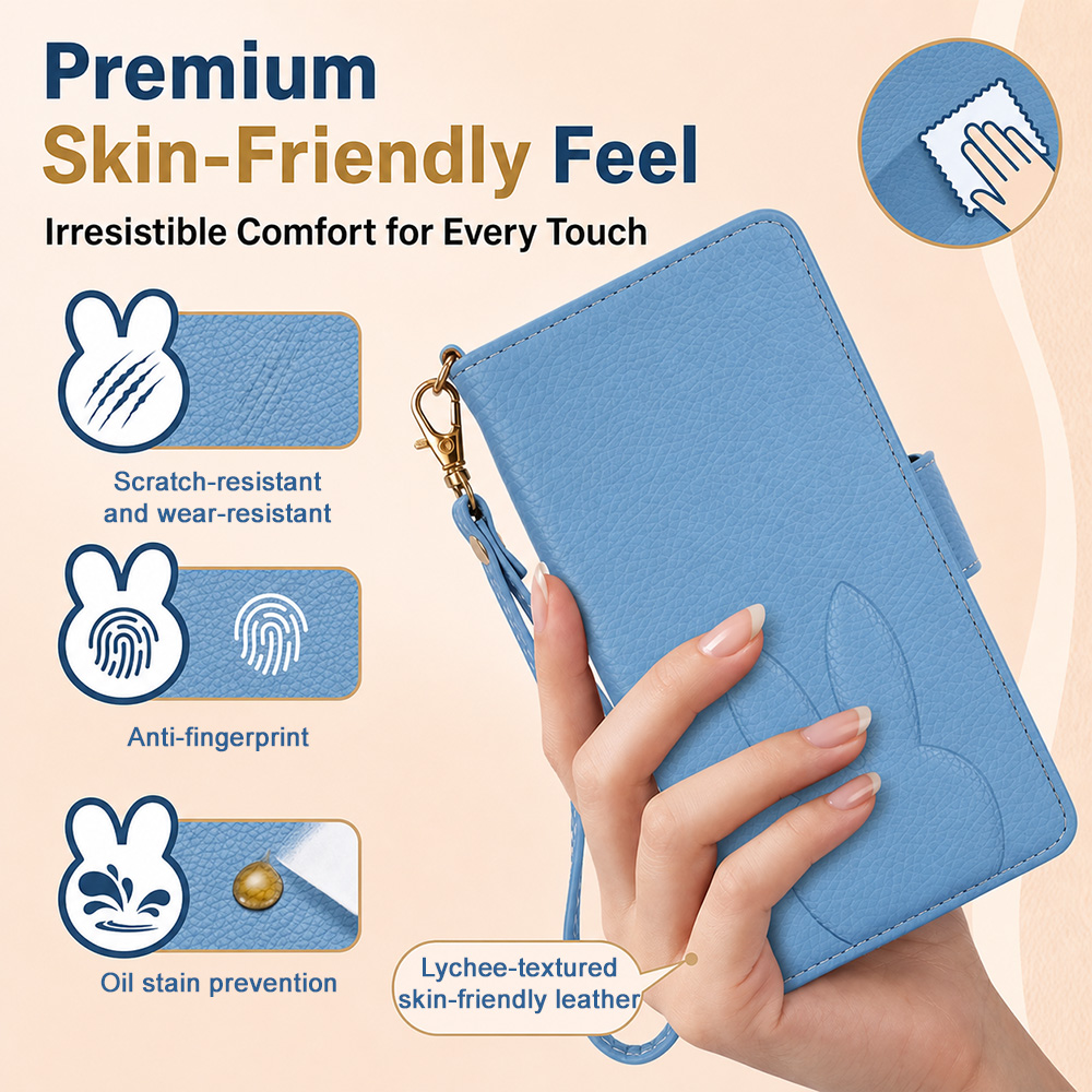 Niedliche Hasenohren-Brieftasc – Phone Cases With Wallet On Back Bewertung und Preis