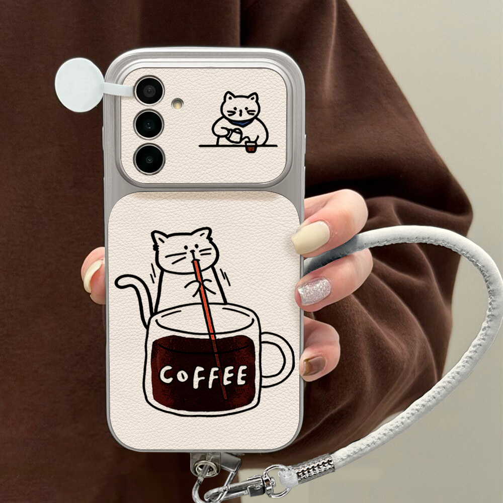 Kaffee-Süße-Katzen-Handyhülle  – Phone Cases A14 Samsung Bewertung und Preis