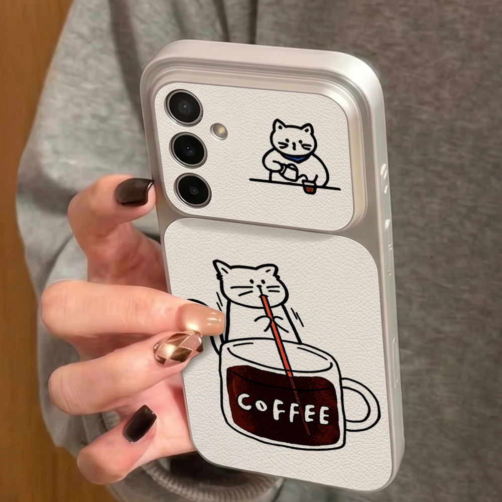 Kaffee-Süße-Katzen-Handyhülle  – Phone Cases A14 Samsung Bewertung und Preis