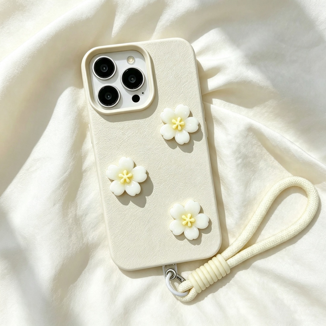 Mädchenhafte 3D-Kirschblüten-S – Phone Cases Girly Bewertung und Preis