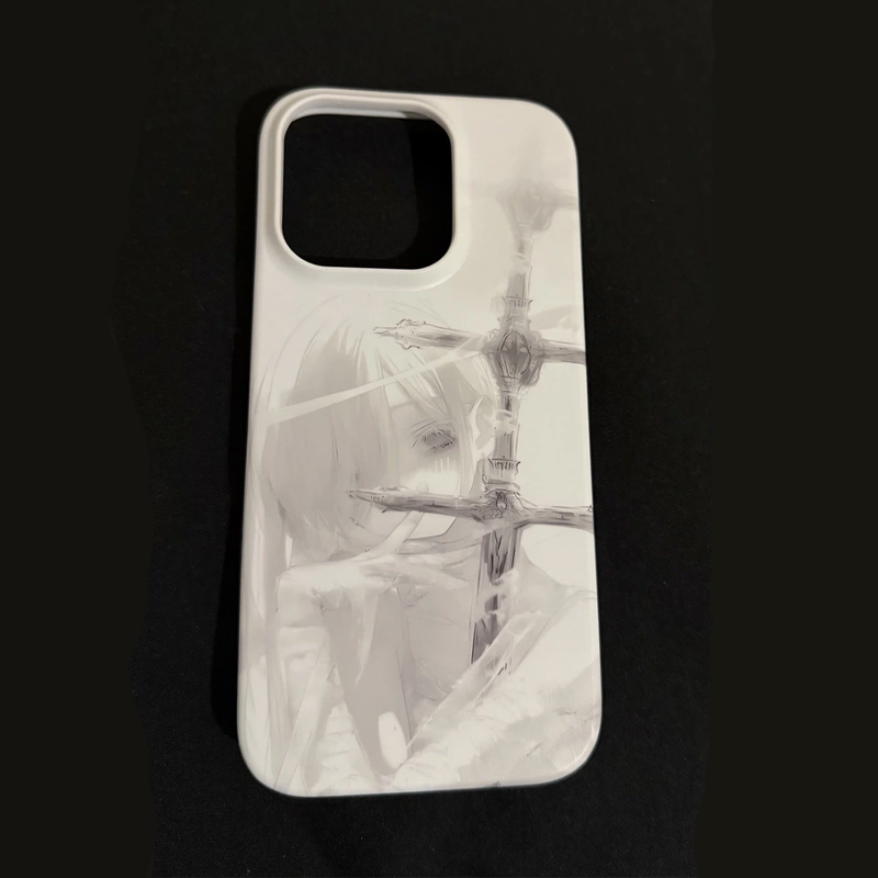 Schöne Anime-Mädchen-Schwert-D – Phone Cases Girly Bewertung und Preis