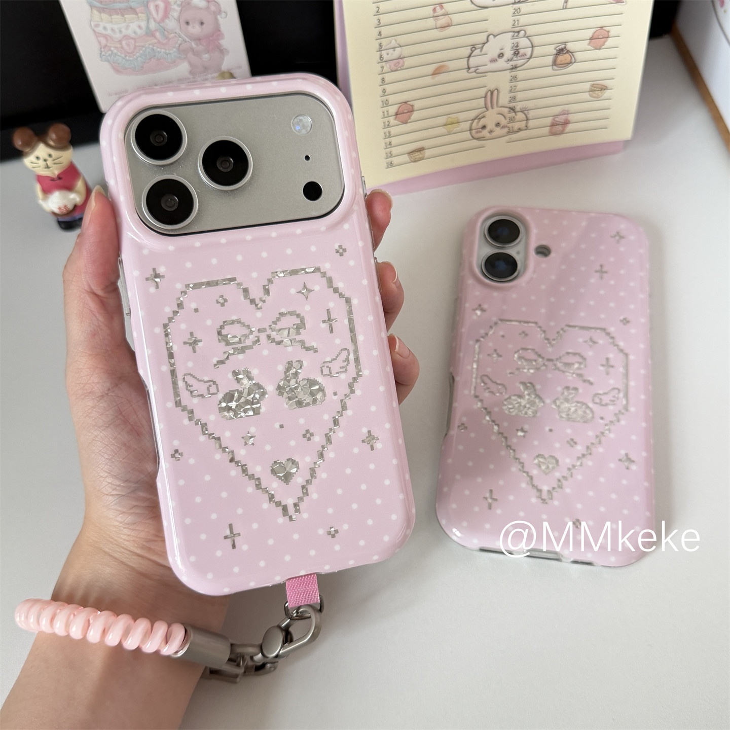 Koreanische Ins Pink Sweet Gir – Phone Cases Girly Bewertung und Preis