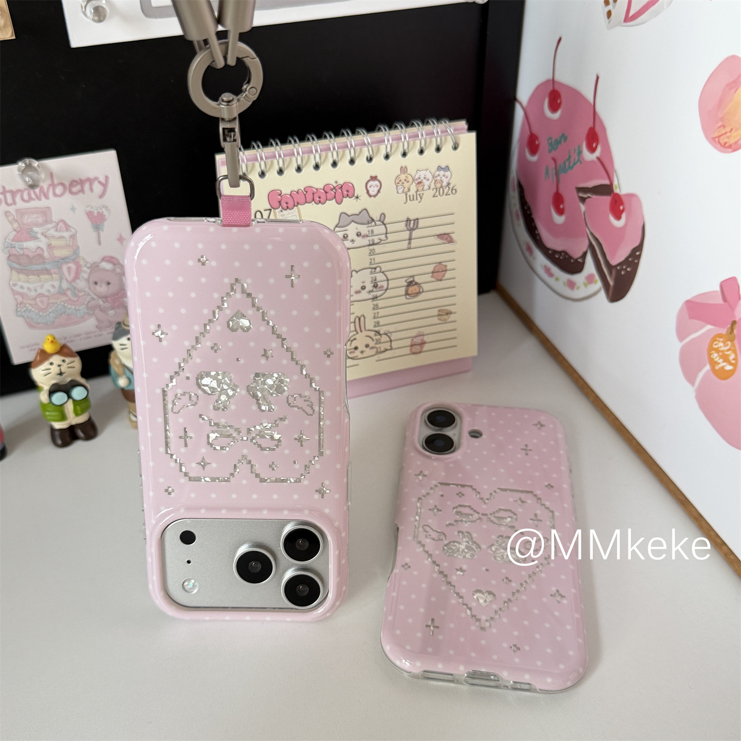 Koreanische Ins Pink Sweet Gir – Phone Cases Girly Bewertung und Preis