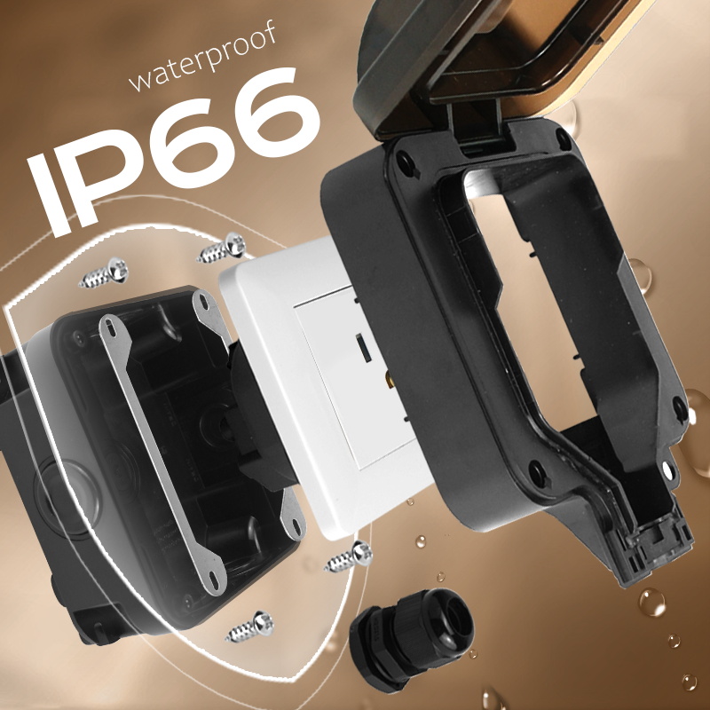 Avoir IP66 Wandsteckdose, wass – Phone Cases Uk Bewertung und Preis