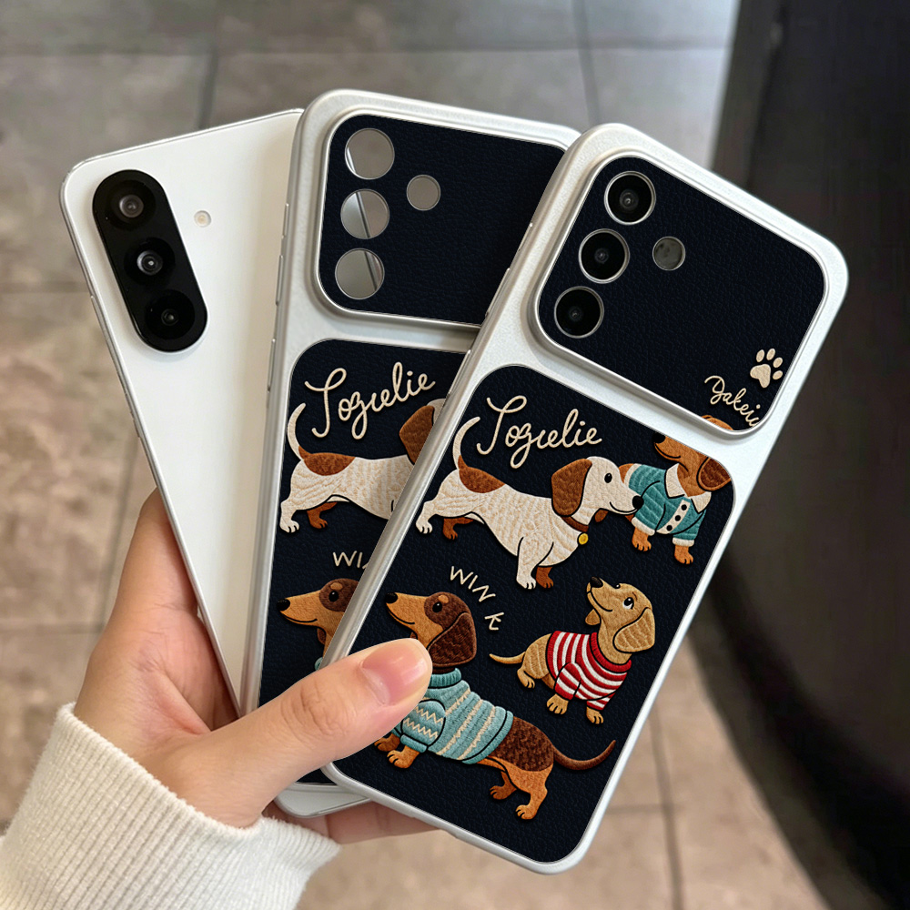 Cartoon-Welpen-Leder-Handyhüll – Phone Cases With Camera Cover Bewertung und Preis