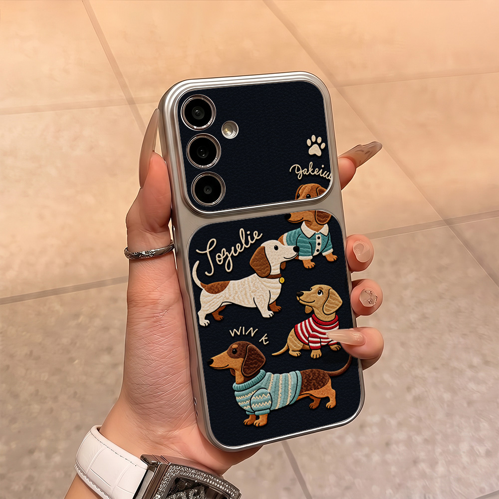 Cartoon-Welpen-Leder-Handyhüll – Phone Cases With Camera Cover Bewertung und Preis