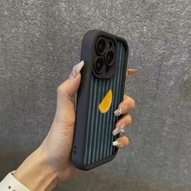 Gestreifte Zitronenscheiben-Mu – Phone Cases Like Loopy Bewertung und Preis