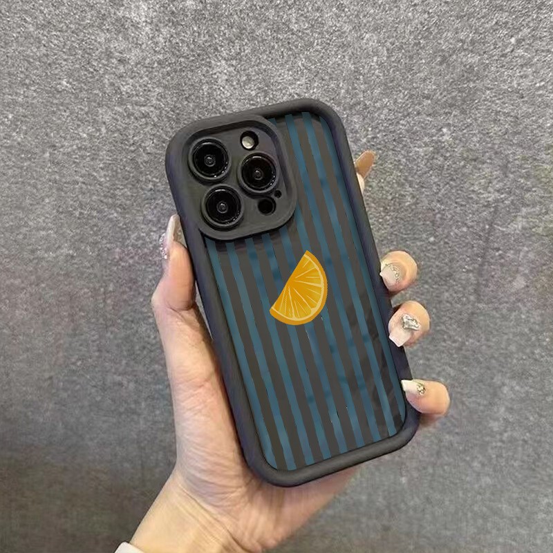 Gestreifte Zitronenscheiben-Mu – Phone Cases Like Loopy Bewertung und Preis
