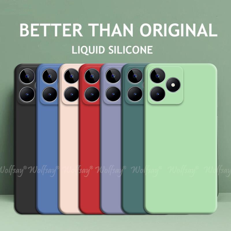 Für Realme C53 Hülle Flüssigsi – Phone Cases Rubber Bewertung und Preis