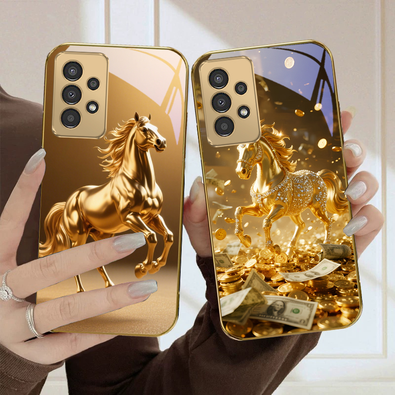 Ein schöner goldener Ross für  – Phone Cases A14 Samsung Bewertung und Preis