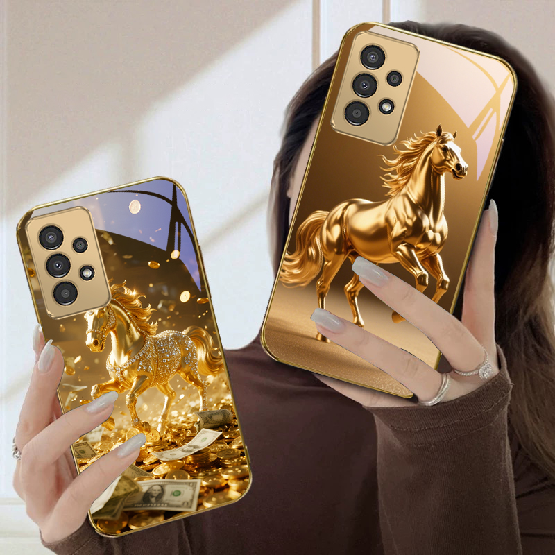 Ein schöner goldener Ross für  – Phone Cases A14 Samsung Bewertung und Preis