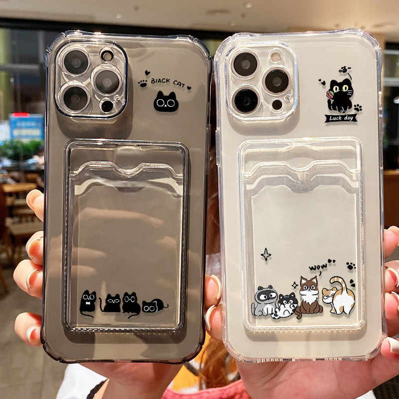 Süße schwarze Katze Handyhülle – Phone Cases Cute Iphone 14 Bewertung und Preis