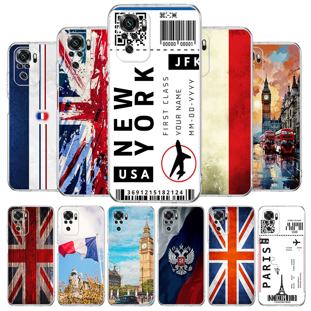 Nationalflaggen RU FR UK Weich – Phone Cases Uk Bewertung und Preis